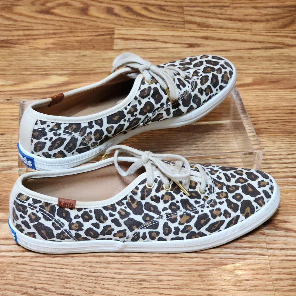 Keds Women's Champion in Animal Print Canvas Sneakers